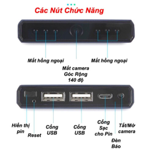 Camera Ngụy Trang Pin Dự Phòng H12