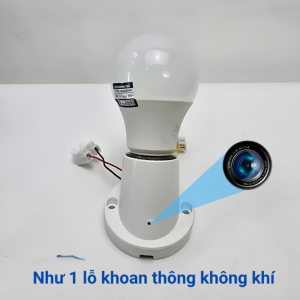 Thiết Bị Quan Sát WiFi Hình Dáng Đuôi Bóng Đèn