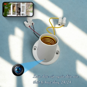 Thiết Bị Quan Sát WiFi Hình Dáng Đuôi Bóng Đèn
